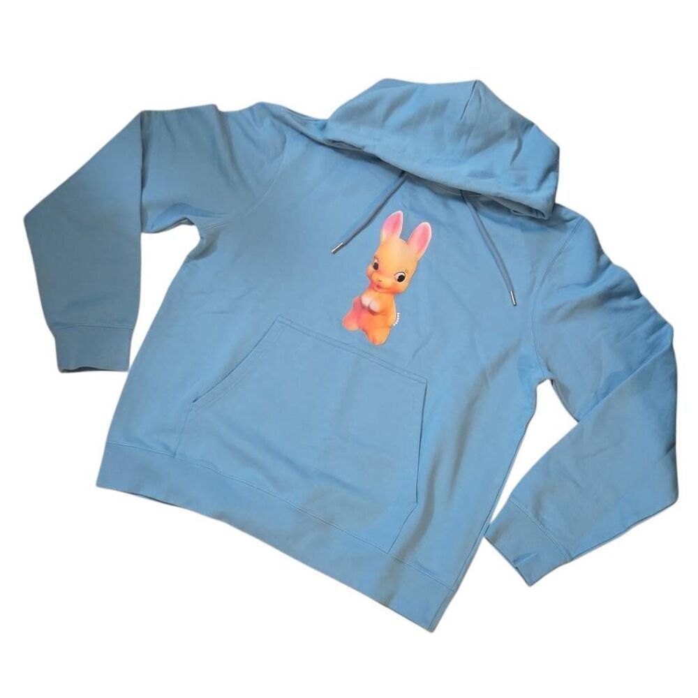 Sandro Pullover Bunnie Hoodie Bleu Clair XXLarge